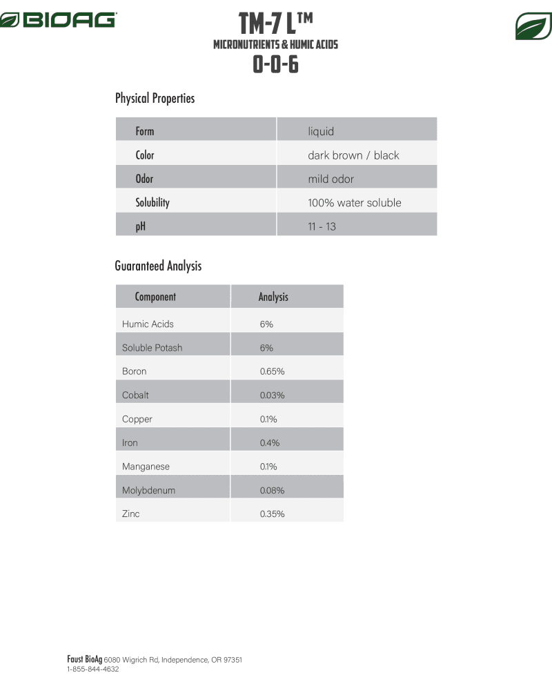 TM 7 L Tech Sheet 2